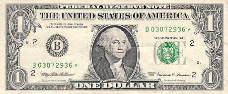 Serial Number Dollar Bill Font Name
